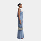 Philippine | Robe longue en satin pour femme