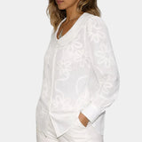 Madeleine | Blouse femme Rétro à imprimé fleuri