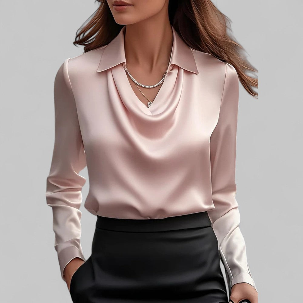 Theresa | Blouse sophistiquée en satin femme