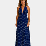 Lucerenne | Robe à imprimé pois