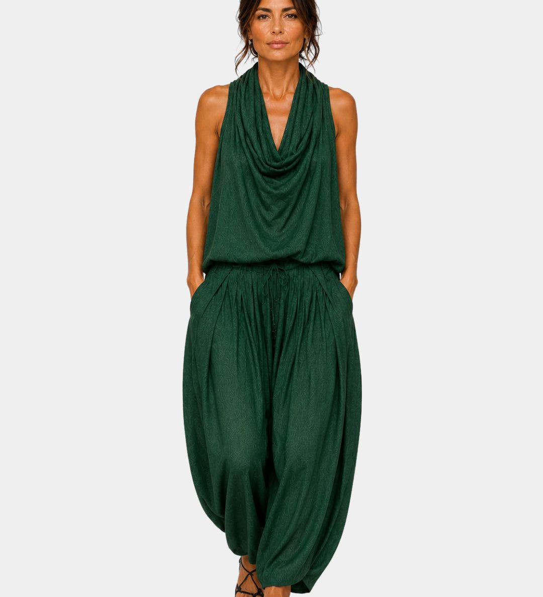 Emmeline | Ensemble sans manches avec top et pantalon