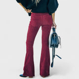 Chloé | Pantalon à jambes larges en velours côtelé