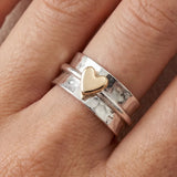 Sabine | Bague en forme de cœur