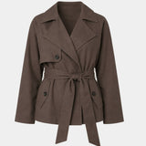 Lysianne | Trench marron croisé