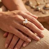 Quitterie | Bague en forme de cœur