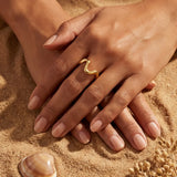 Daphne | Bague ondulée
