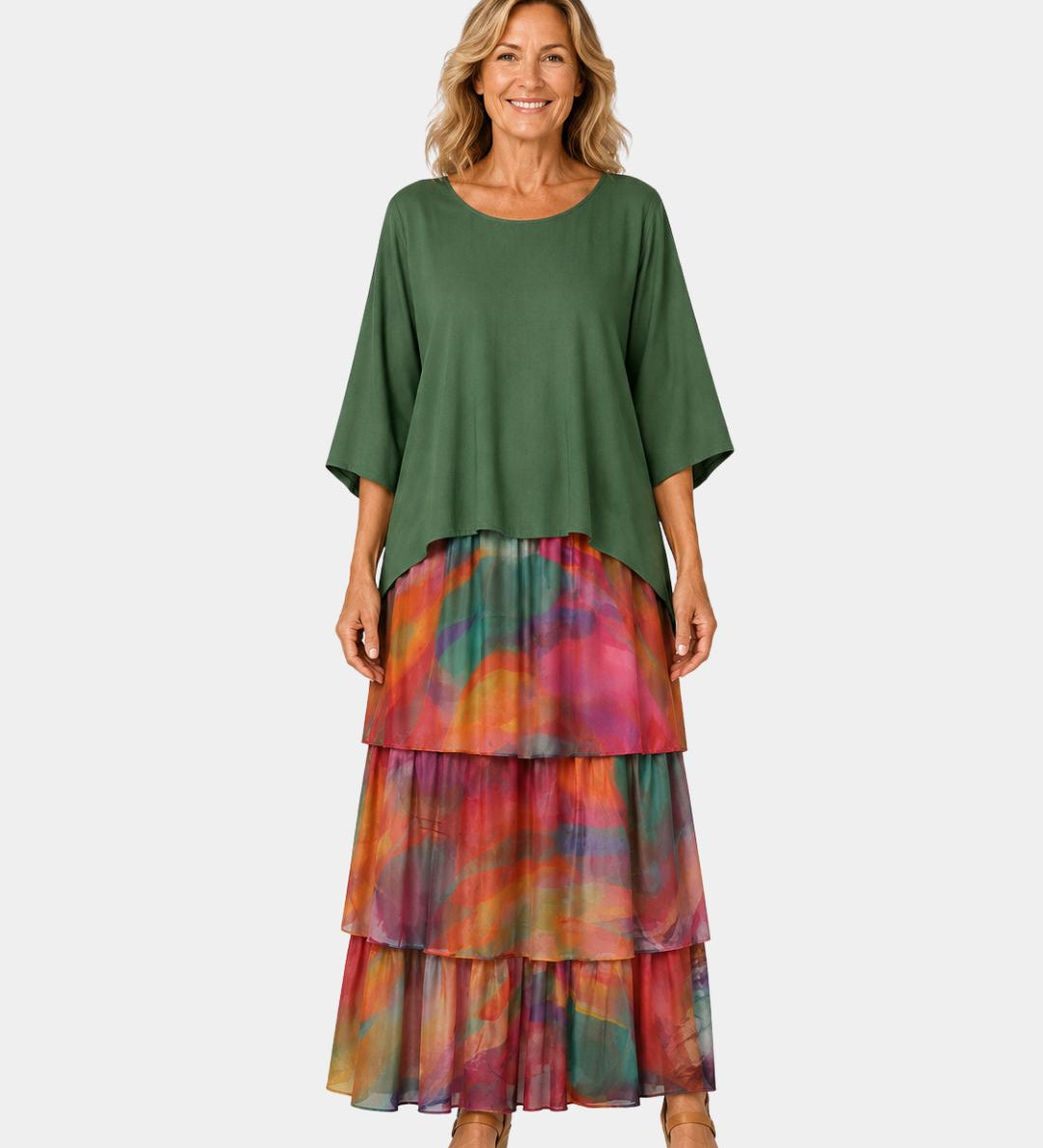 Agnès | Robe longue chic et fluide