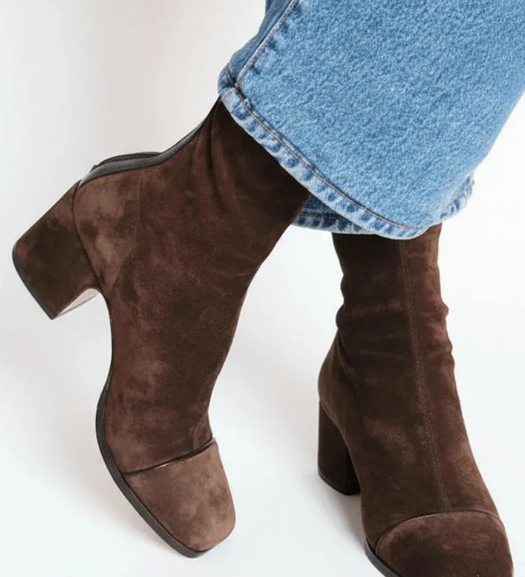 Ava | Bottes chic à talon Cheville