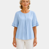 Hadelinde | Blouse sophistiquée Boutonné