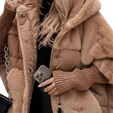Dominika | Veste douillette À capuche épais