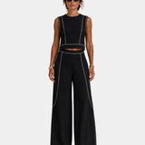 Aymone | Pantalon Contemporain et blouse Ensemble