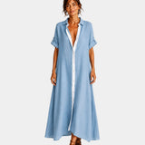 Beryl | Robe avec détail chemise