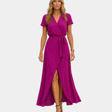Aurélisse | Robe chic à col en V élégante