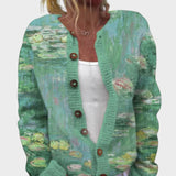 Ana | Gilet Automne à imprimé fleuri