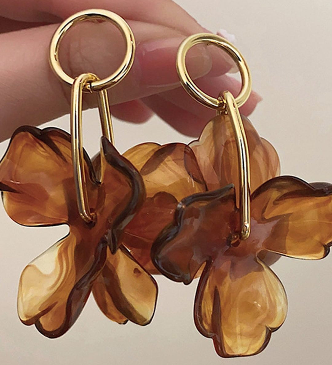 Ülle | Boucles d’oreilles fleuri Motif