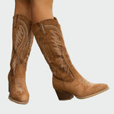 Viiu | Bottes élégantes à broderies d’inspiration western