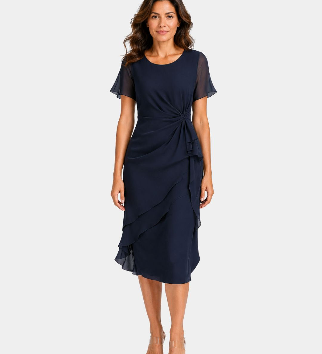Marilou | Robe avec froncé TOUR DE taille