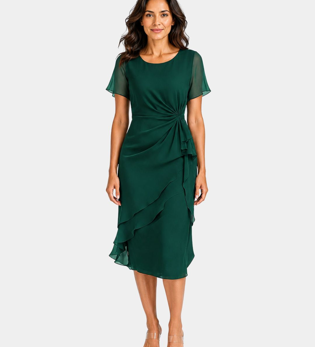 Marilou | Robe avec froncé TOUR DE taille