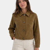 Floréanne | Veste Décontracté chic à col français et manches longues