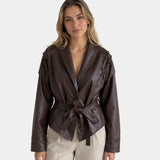 Jolysse | Manteau portefeuille en similicuir