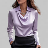 Theresa | Blouse sophistiquée en satin femme