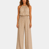 Ghisleine | Combinaison chic Halter col