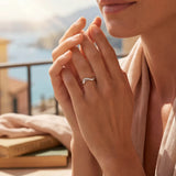 Armelle | Bague ornée d’une courbe ondulée