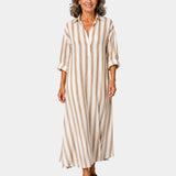 Nantilde | Robe Rayé midi