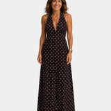 Lucerenne | Robe à imprimé pois