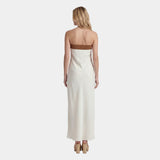 Penelope | Robe femme midi avec Cut-ÉPUISÉ détails