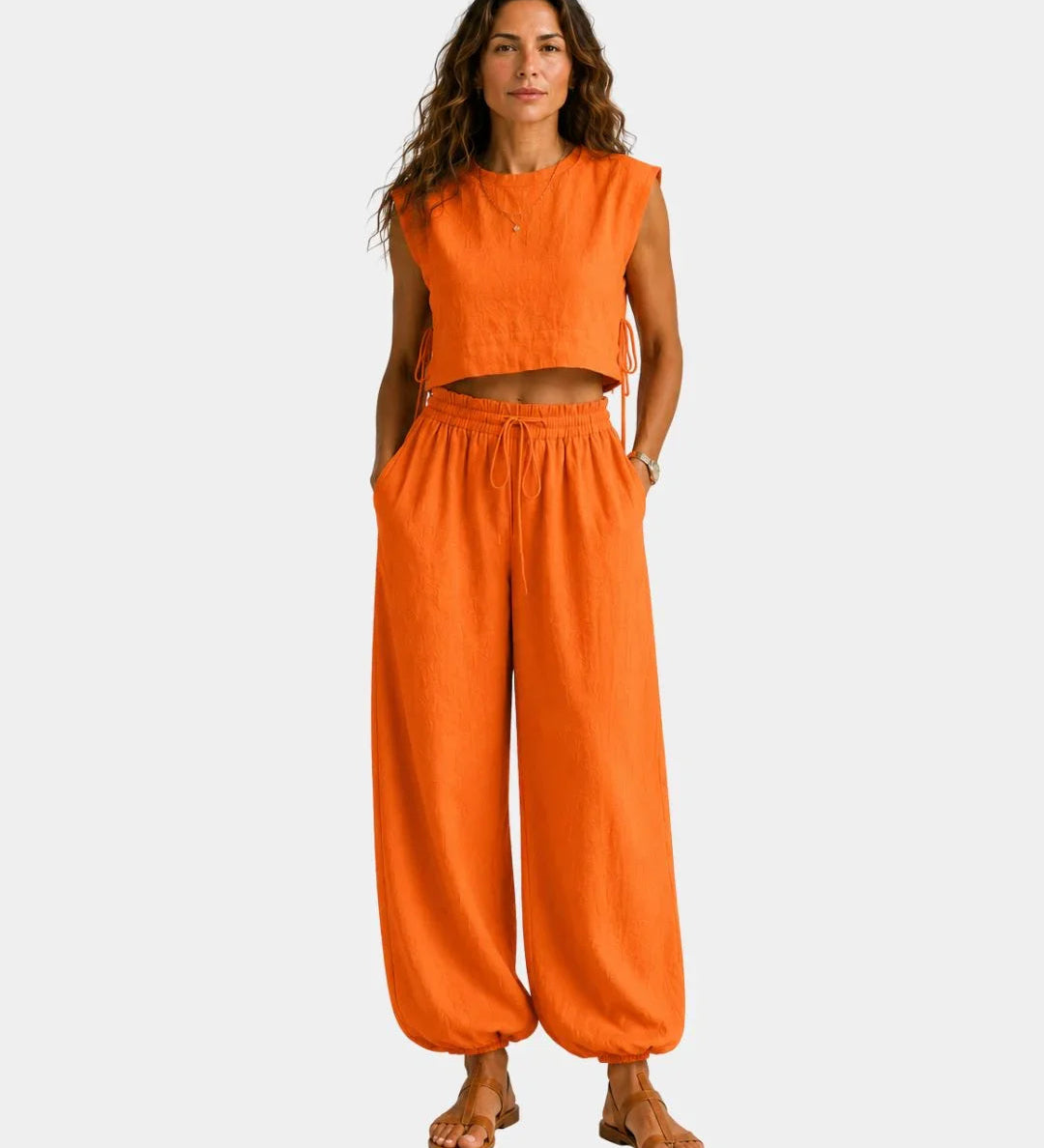 Jolente | Pantalon assorti et blouse Ensemble