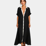 Beryl | Robe avec détail chemise