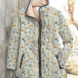 Rosalind | Veste matelassée à motif fleuri patchwork