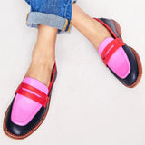 Lunessa | Mocassins colorées détail