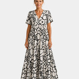 Achilde | Robe élégante fleuri maxi