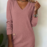 Pull chic à col en V