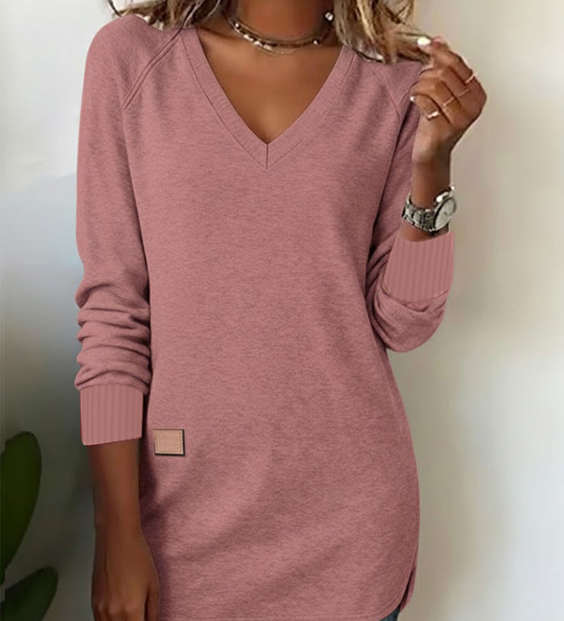 Pull chic à col en V