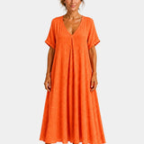Basine | Robe à col en V légère maxi