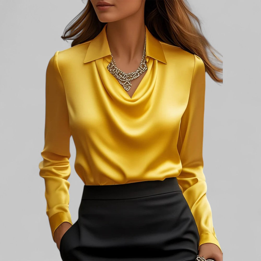 Theresa | Blouse sophistiquée en satin femme