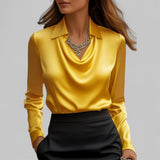 Theresa | Blouse sophistiquée en satin femme
