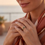 Pascale | Bague ornée d’une pierre verte