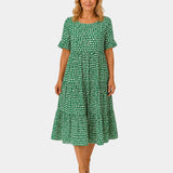 Belzamine | Robe légère et fluide pois pois