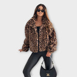 Leonor | Veste à imprimé léopard