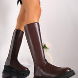 Minda | Bottes montantes motardes pour femme
