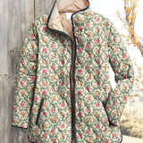 Eleanor | Veste matelassée à motif fleuri