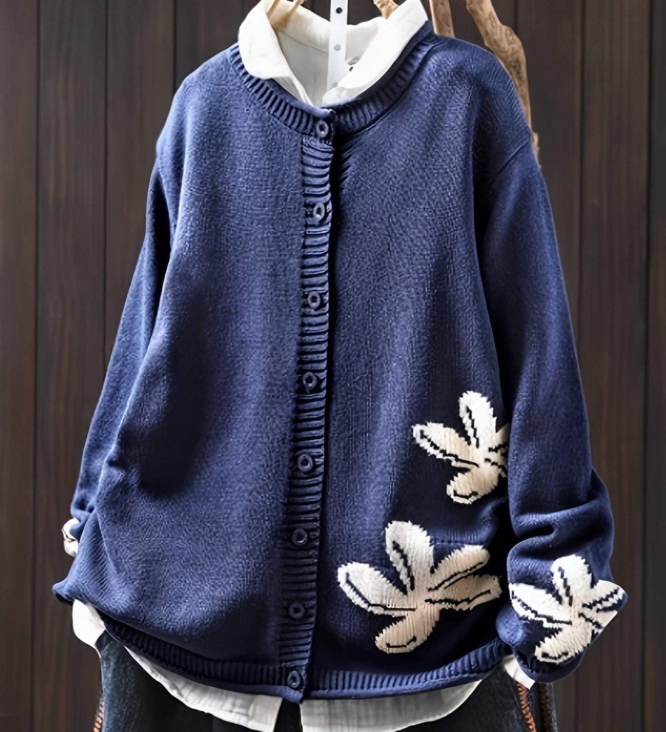 Safira | Gilet fleuri à motifs