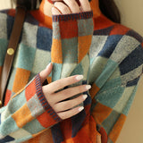 Caroline | Pull tailleur à col roulé