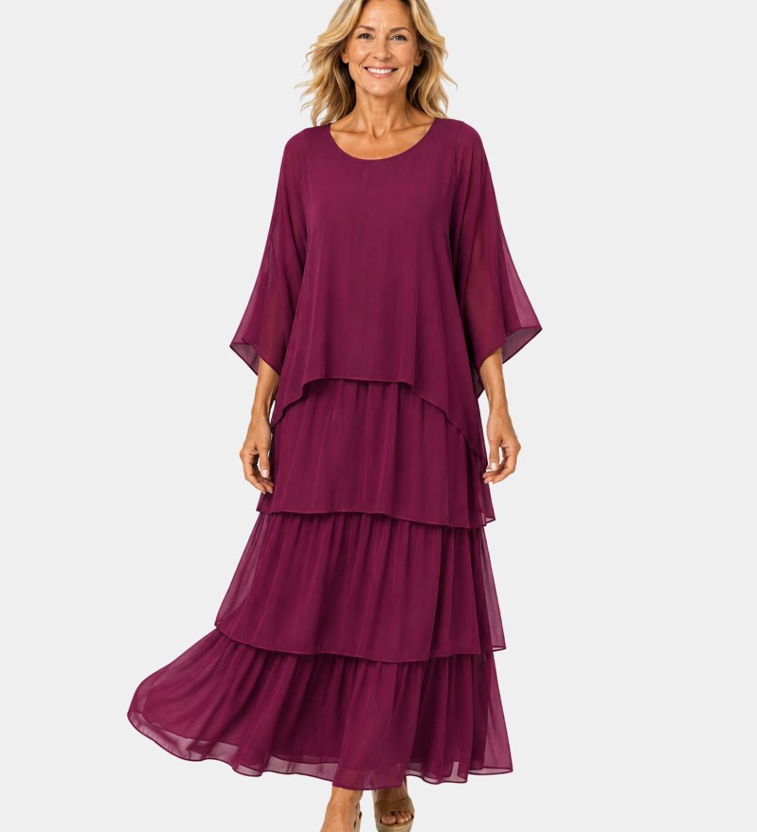 Agnès | Robe longue chic et fluide