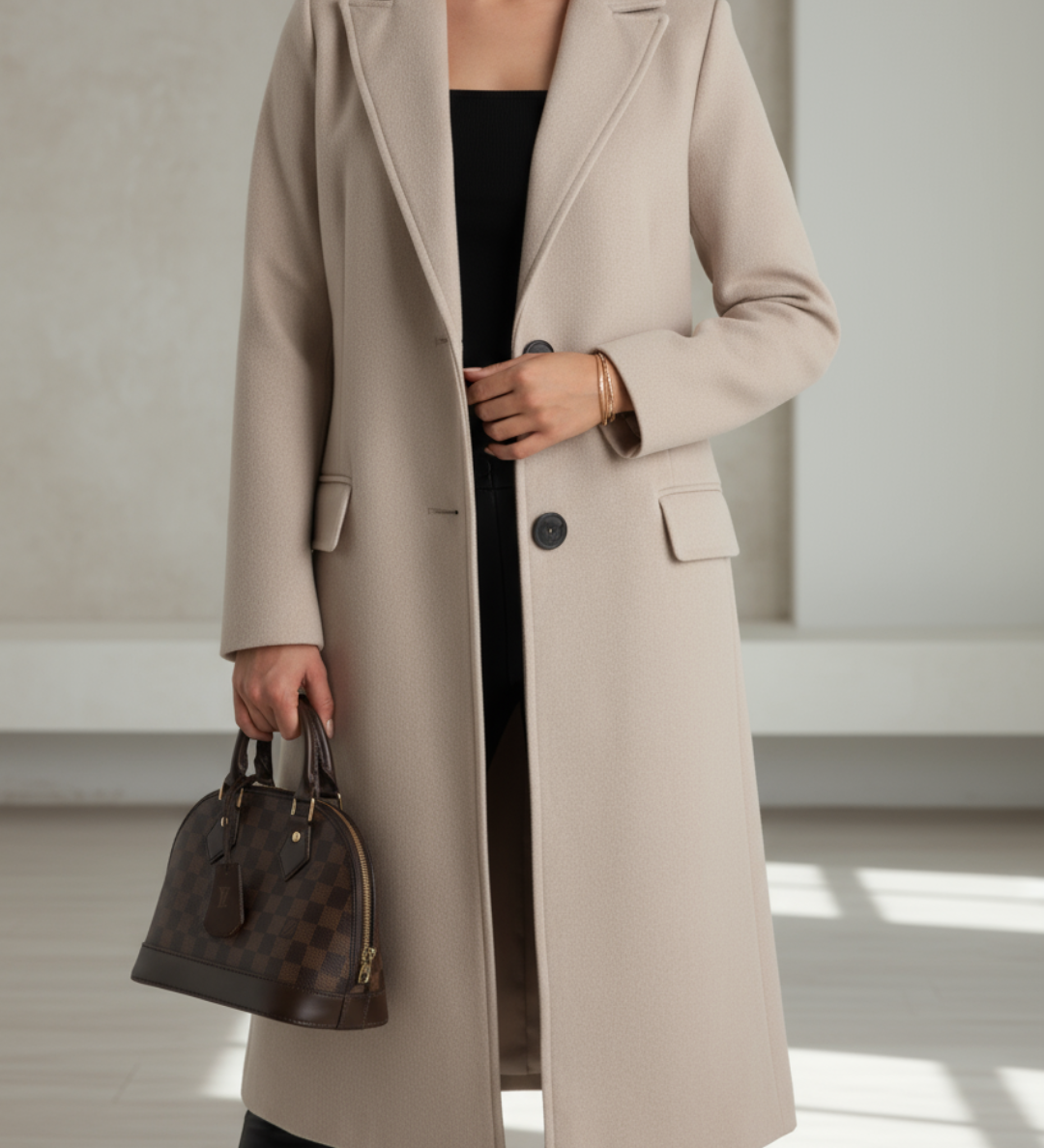 Judith | Manteau long sophistiqué en laine