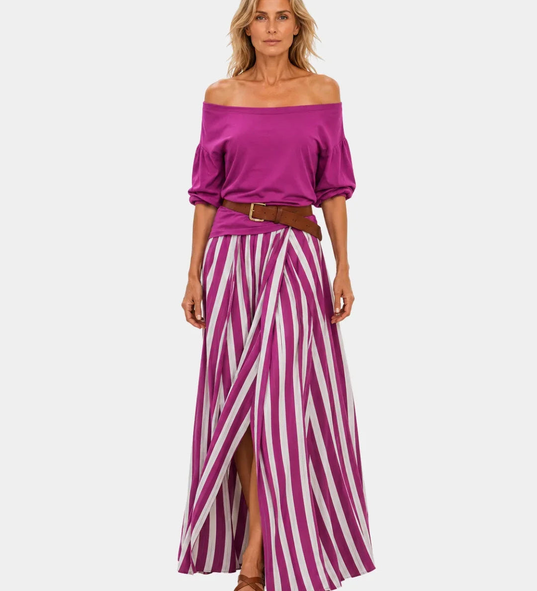 Étiennette | Ensemble blouse et jupe d’inspiration méditerranéenne
